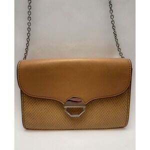 $178 leather bag Cross Body True Tan Lo-Sonye Small Purse Clutch (Louise Et Cie)